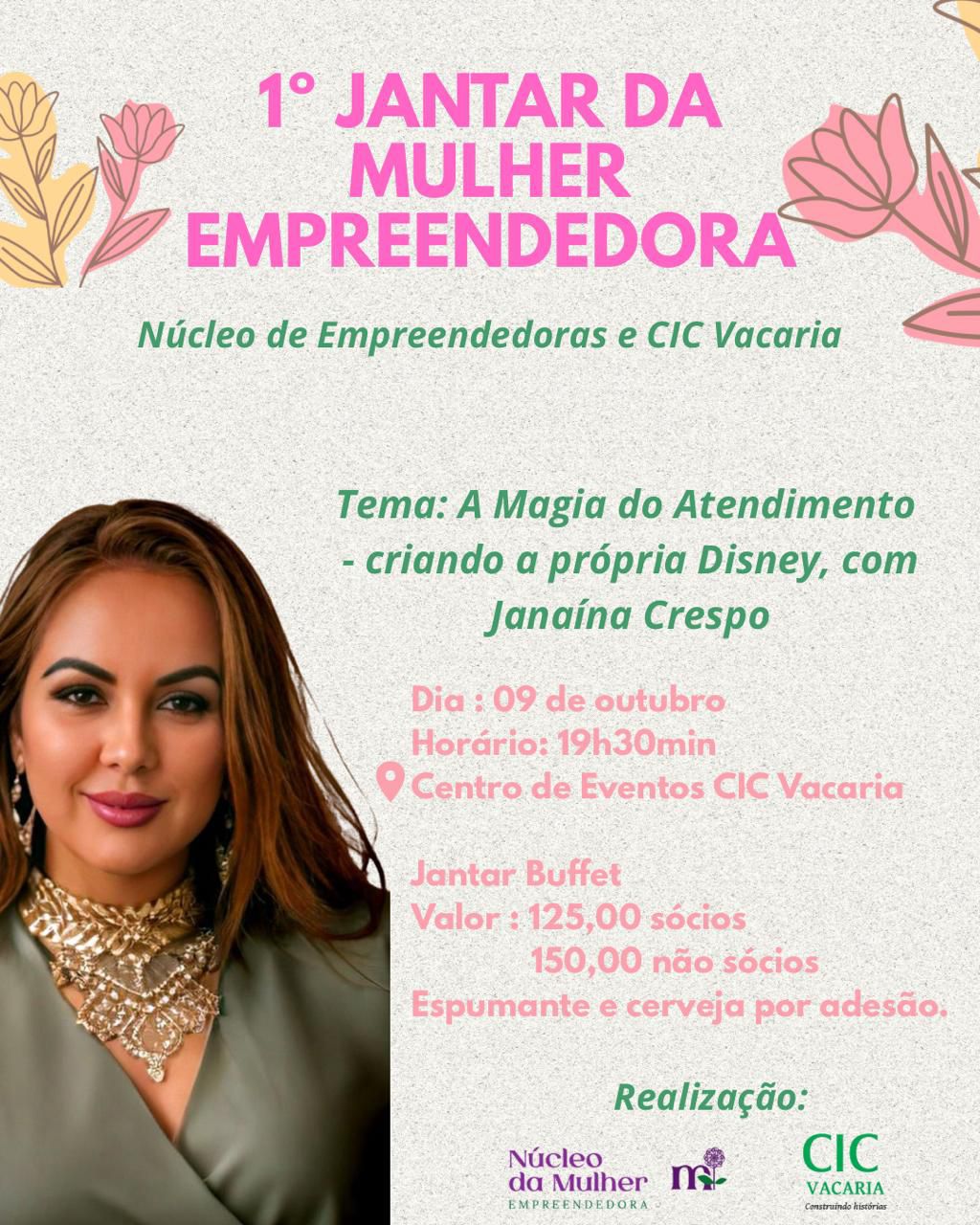 1º Jantar da Mulher Empreendedora