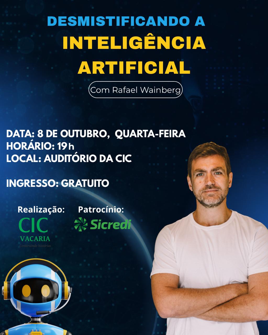 Palestra Desmistificando a Inteligência Artificial