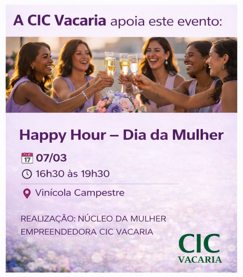 Happy Hour - Dia da Mulher