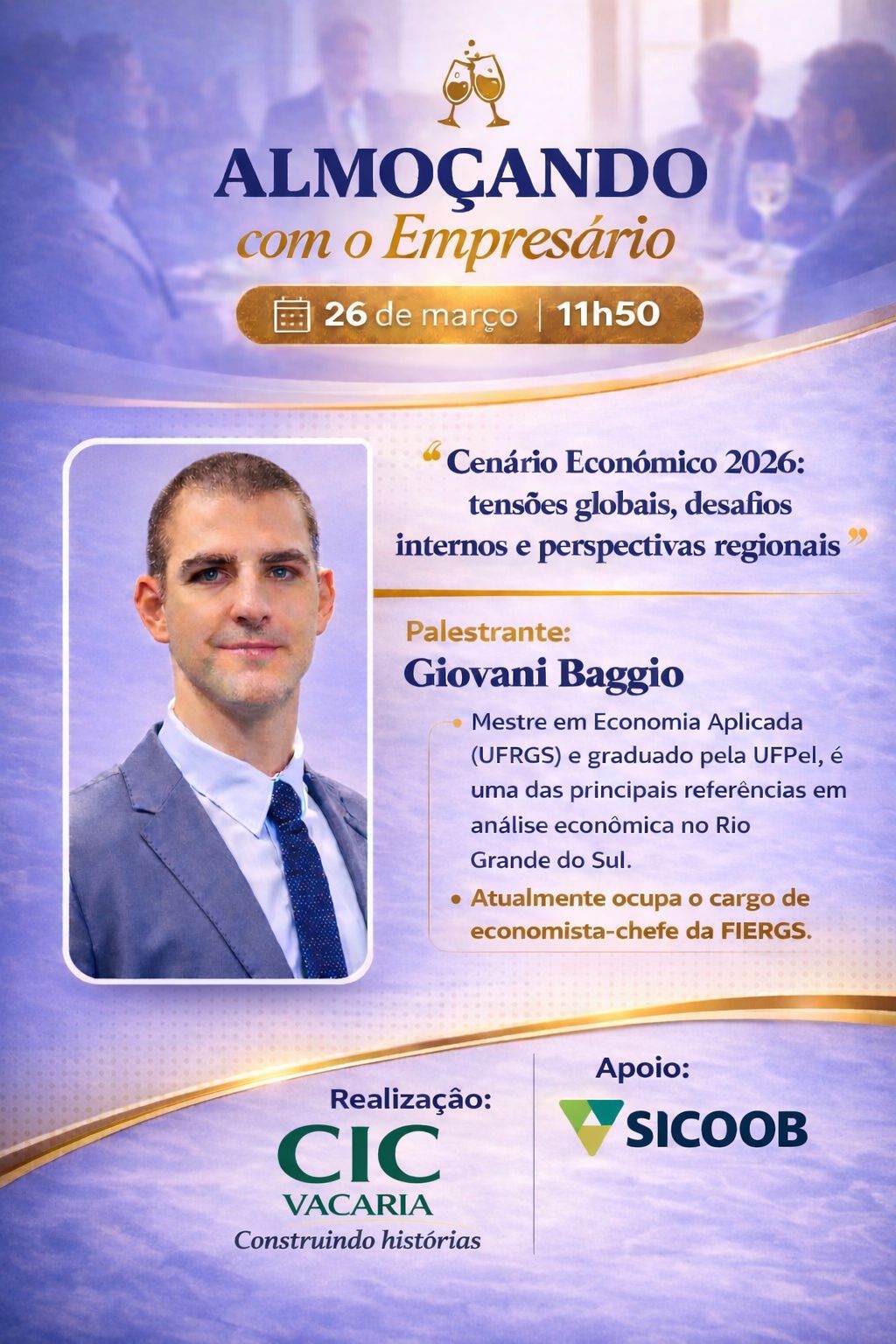 Almoçando com o Empresário: Giovani Baggio