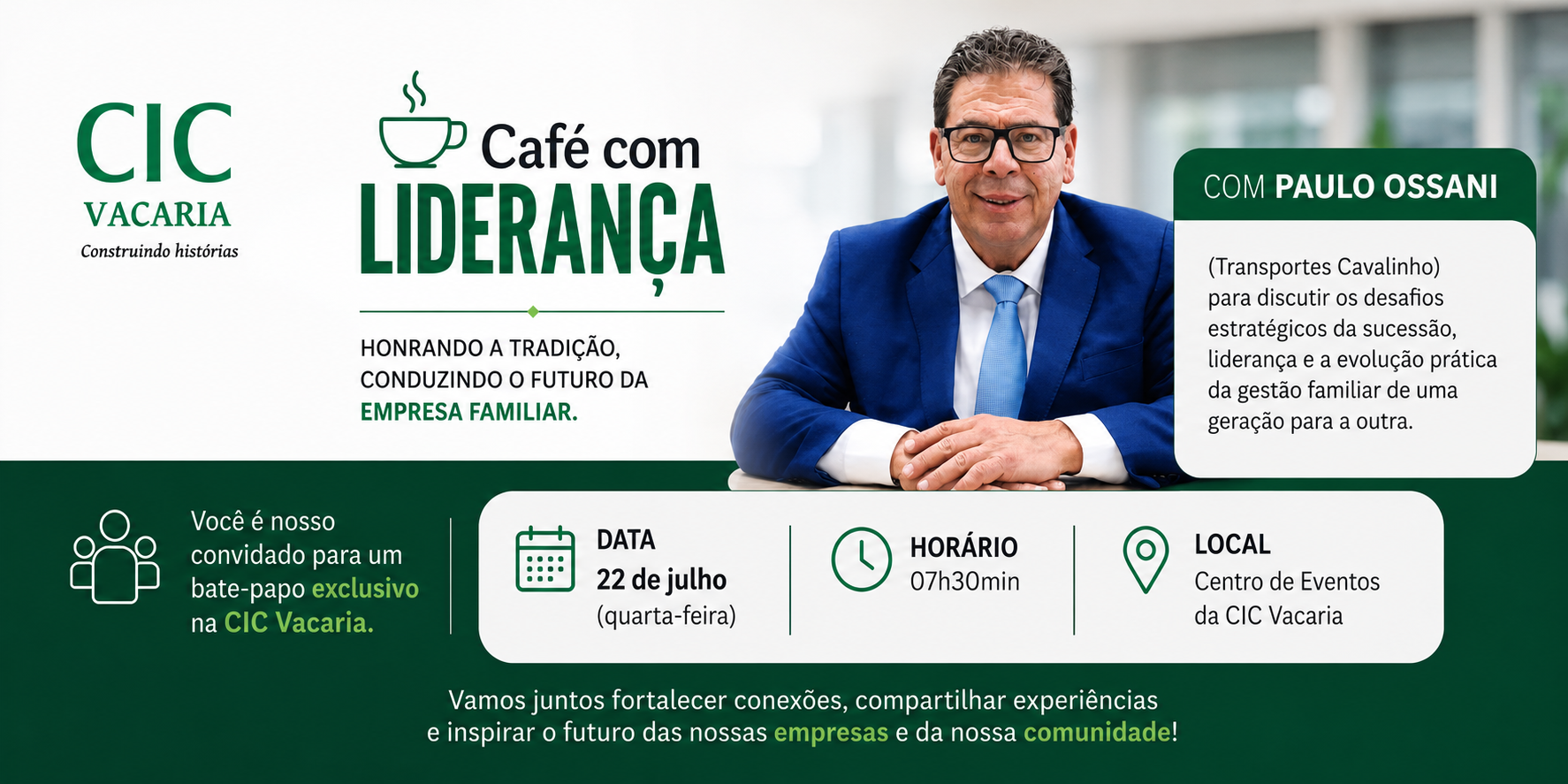 Café com Liderança - Paulo Ossani